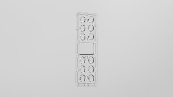 92% 효율 및 비대칭 광 분포를 갖춘 IP66 등급 LED 가로등 렌즈 (옥외용)